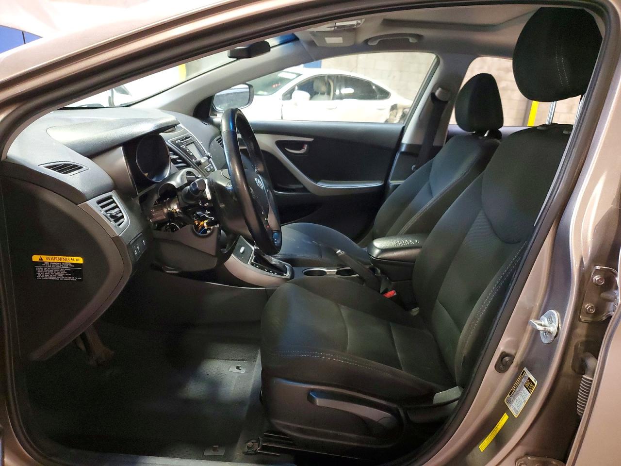 2015 Hyundai Elantra Se Gray vin: 5NPDH4AE4FH605923