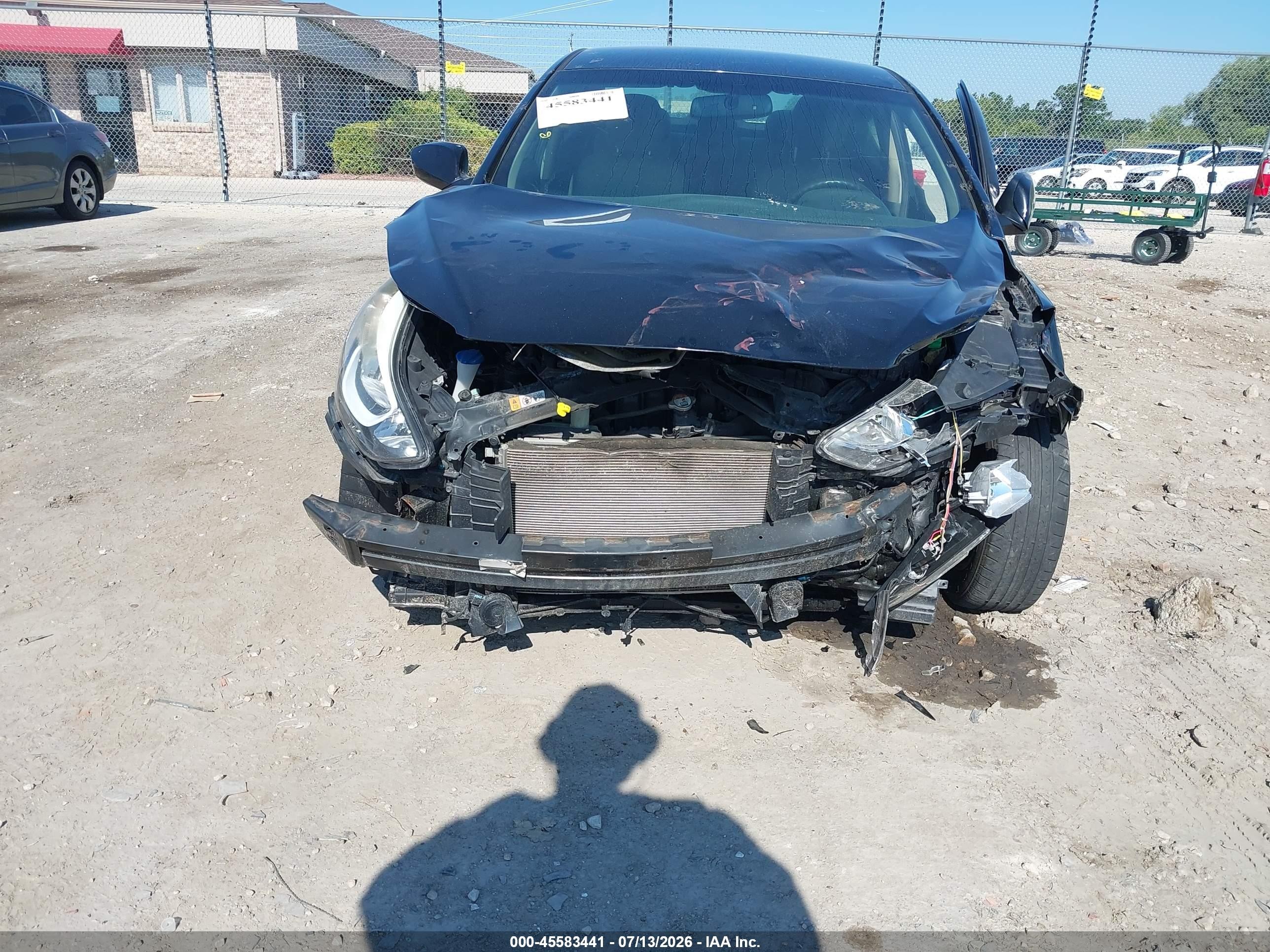 2015 Hyundai Elantra Se Black vin: 5NPDH4AE4FH616923
