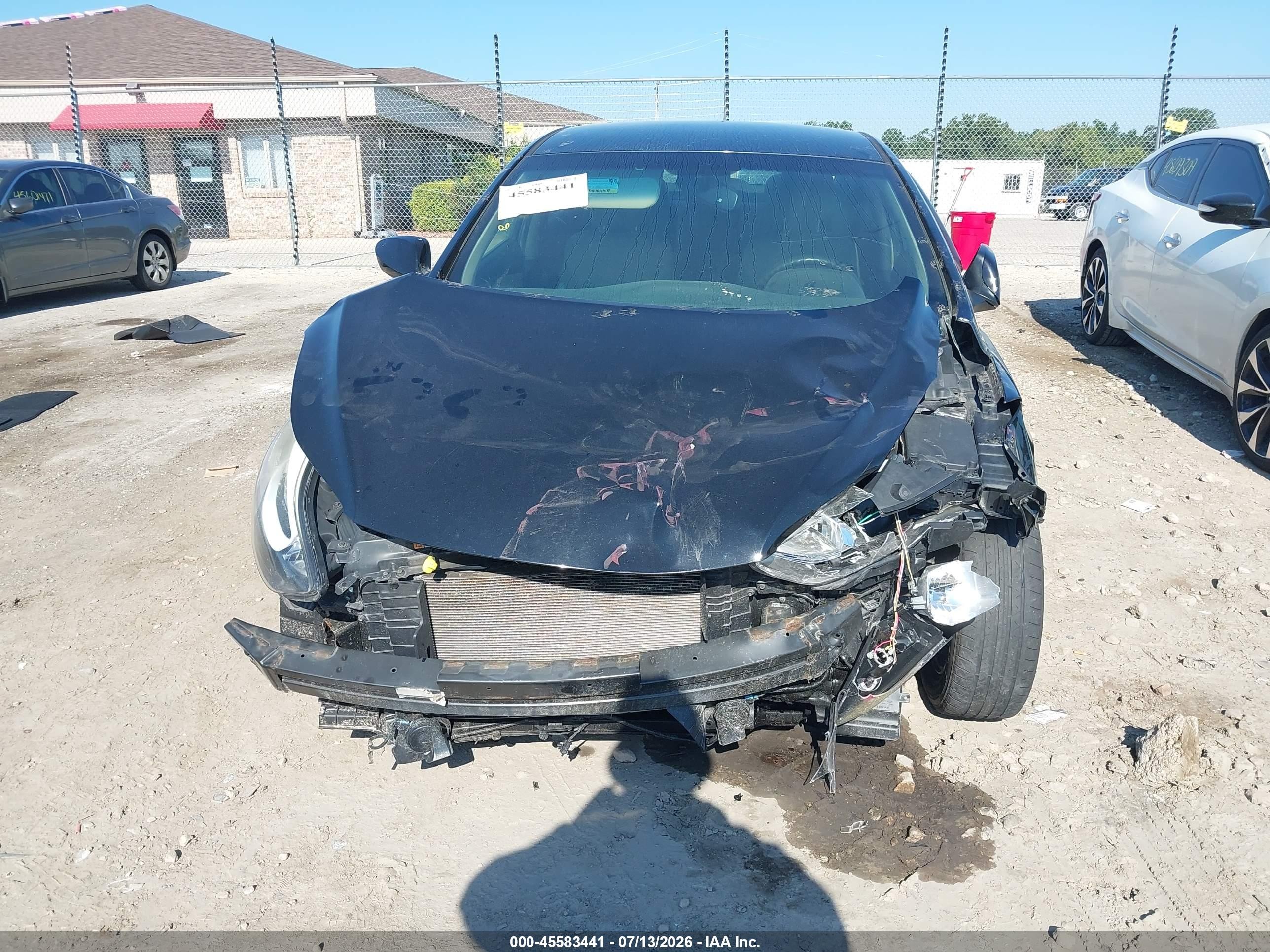2015 Hyundai Elantra Se Black vin: 5NPDH4AE4FH616923