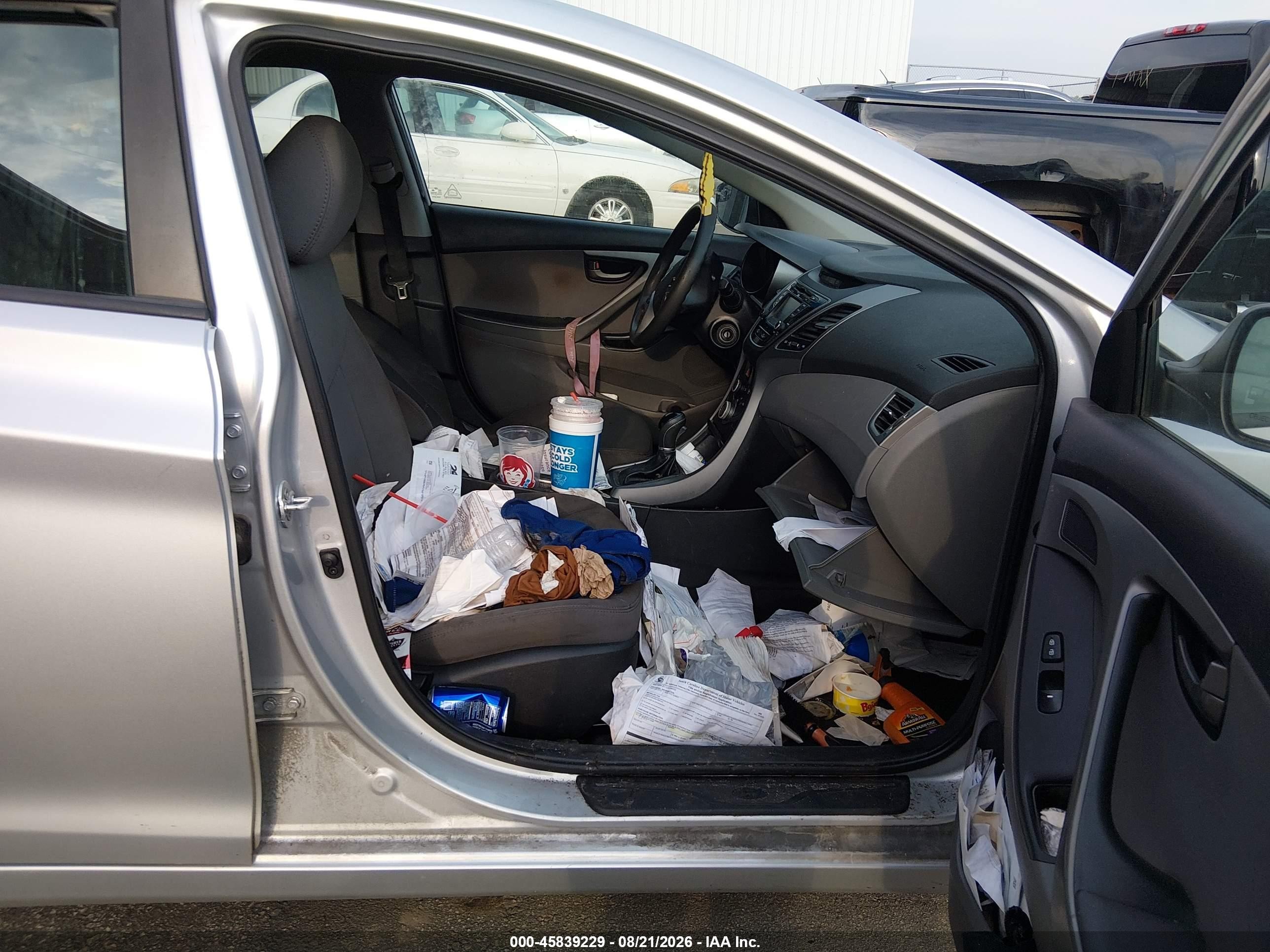 2015 Hyundai Elantra Se Silver vin: 5NPDH4AE4FH623550