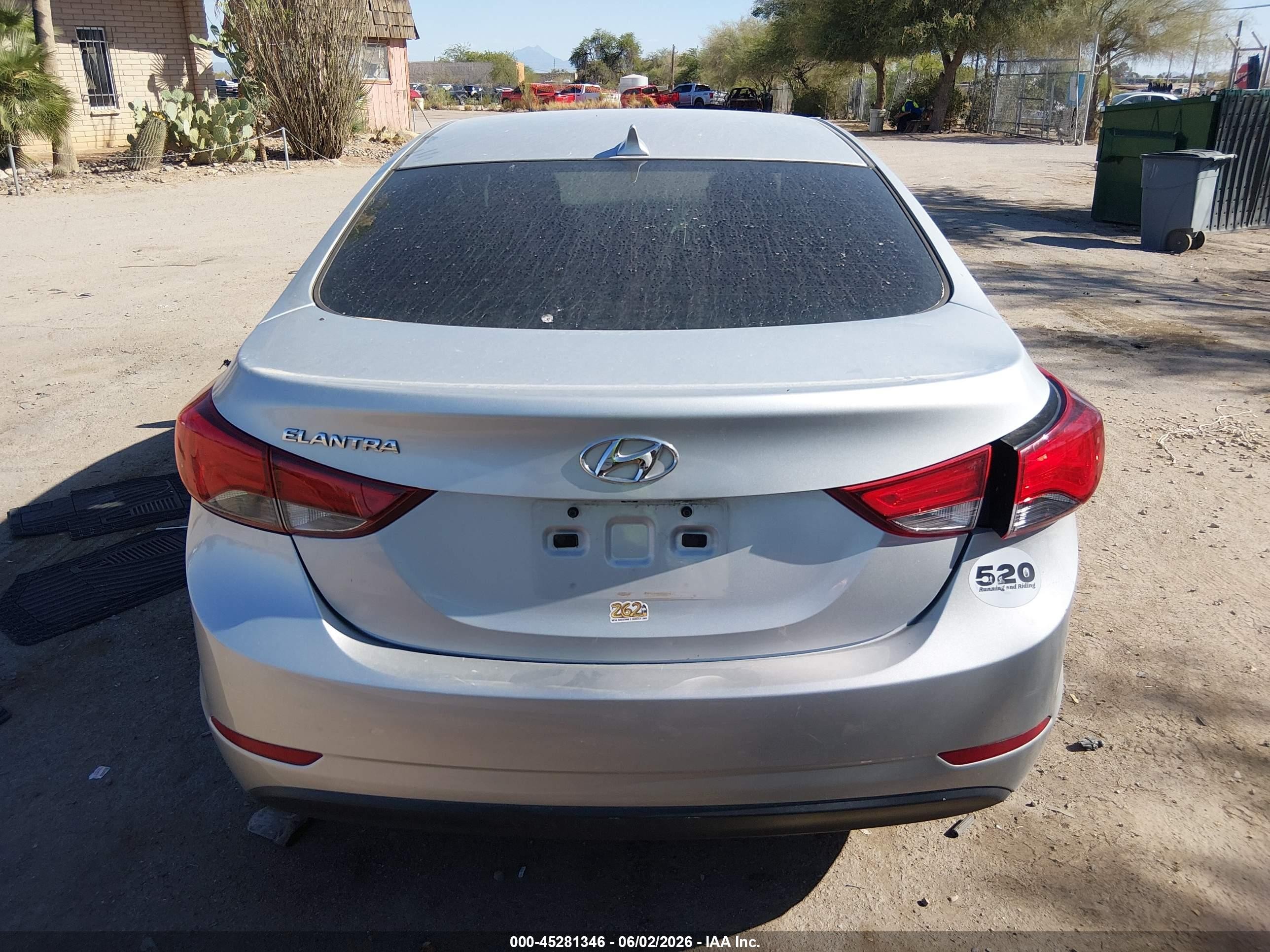 2015 Hyundai Elantra Se Silver vin: 5NPDH4AE4FH628506