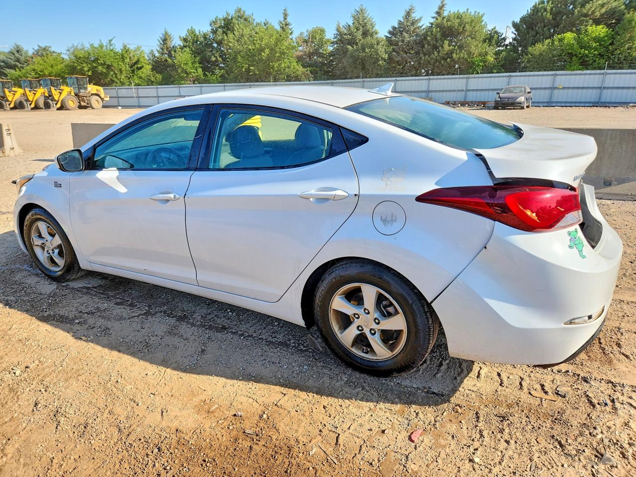 2015 Hyundai Elantra Se White vin: 5NPDH4AE4FH631759