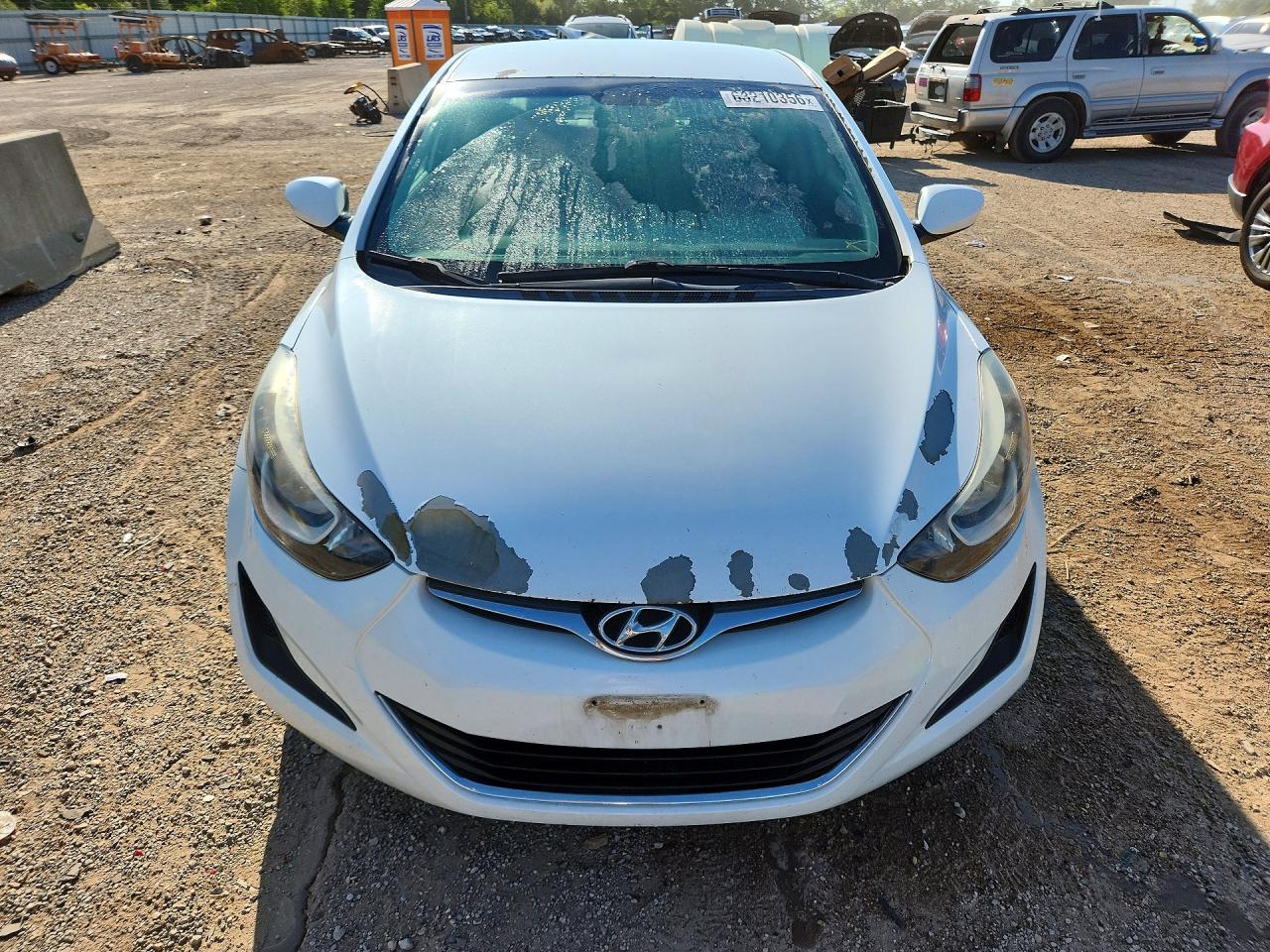 2015 Hyundai Elantra Se White vin: 5NPDH4AE4FH631759