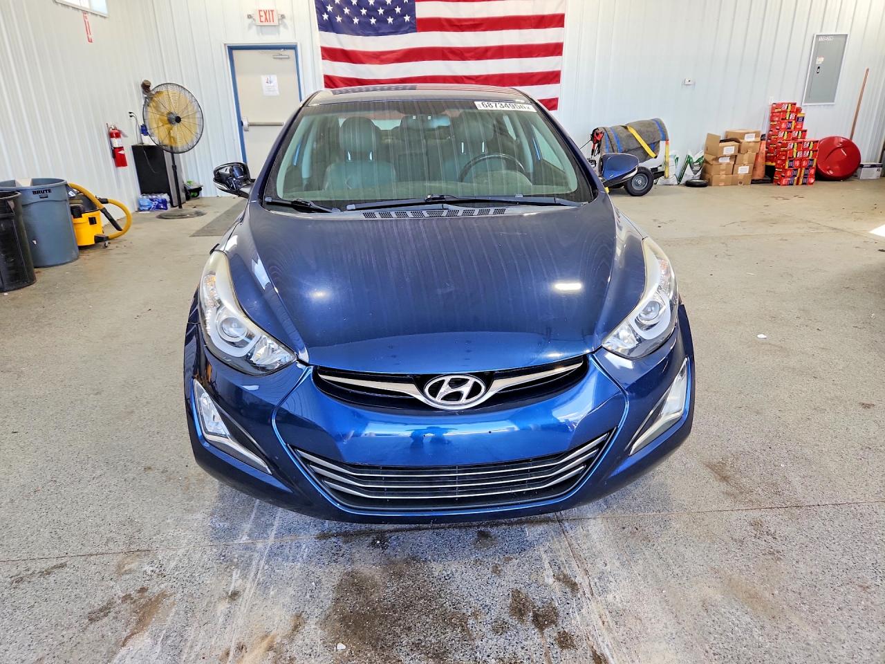 2015 Hyundai Elantra Limited Blue vin: 5NPDH4AE4FH632135