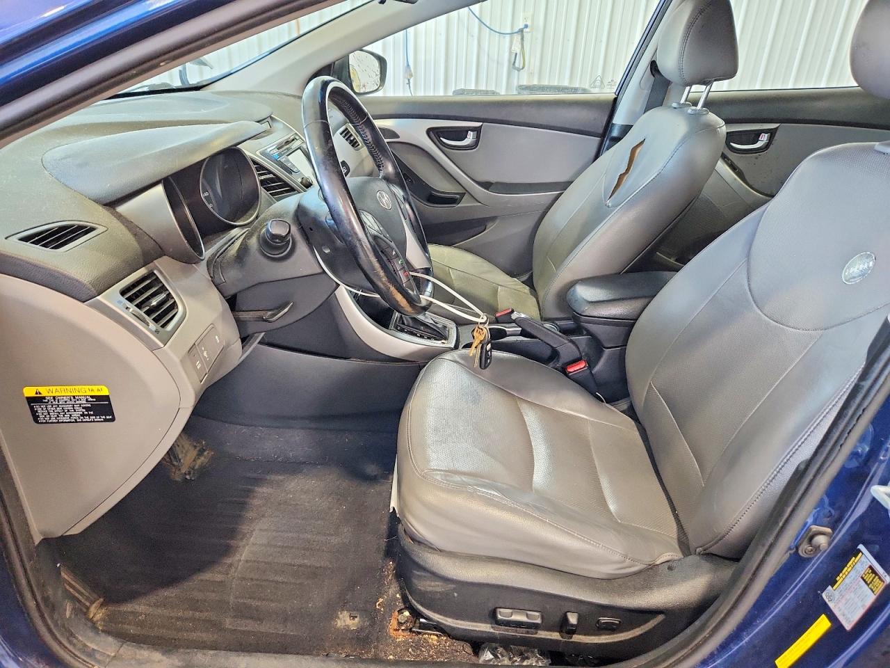 2015 Hyundai Elantra Limited Blue vin: 5NPDH4AE4FH632135