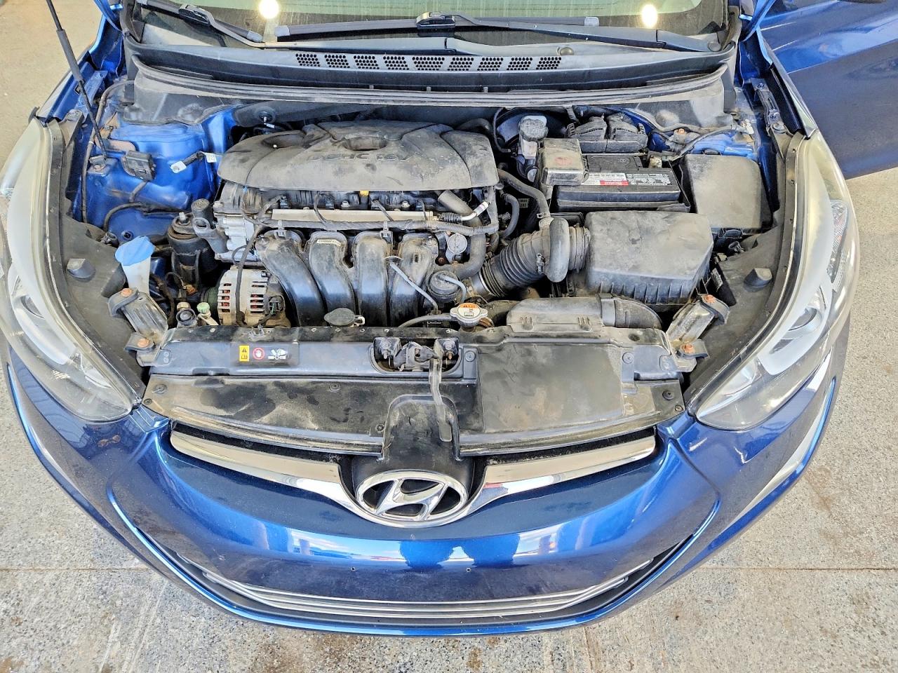 2015 Hyundai Elantra Limited Blue vin: 5NPDH4AE4FH632135