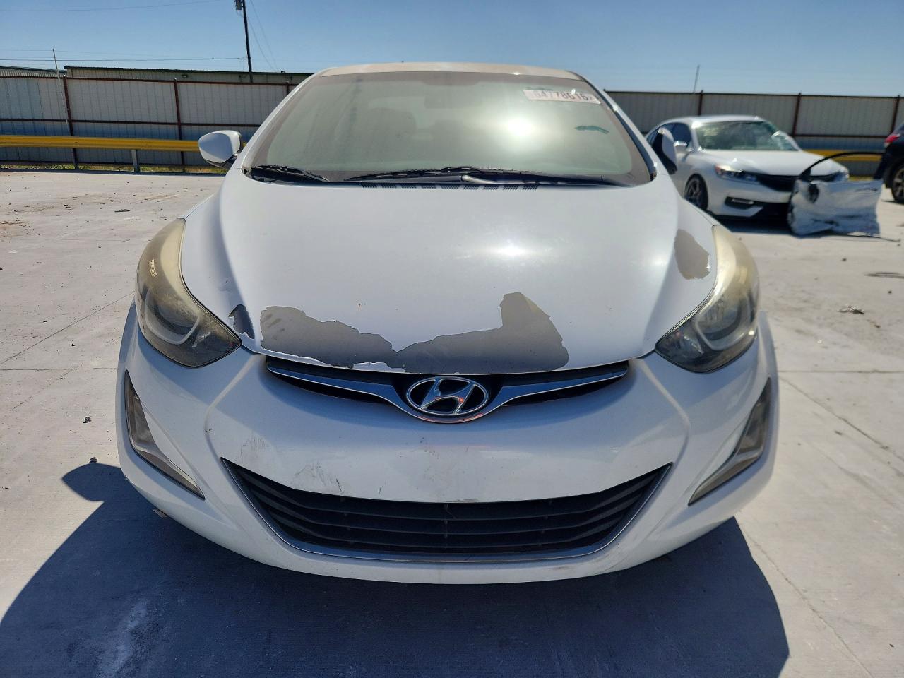 2015 Hyundai Elantra Se White vin: 5NPDH4AE4FH632314