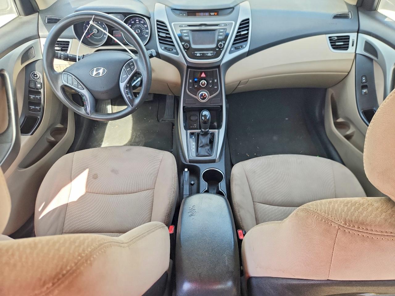 2015 Hyundai Elantra Se White vin: 5NPDH4AE4FH632314