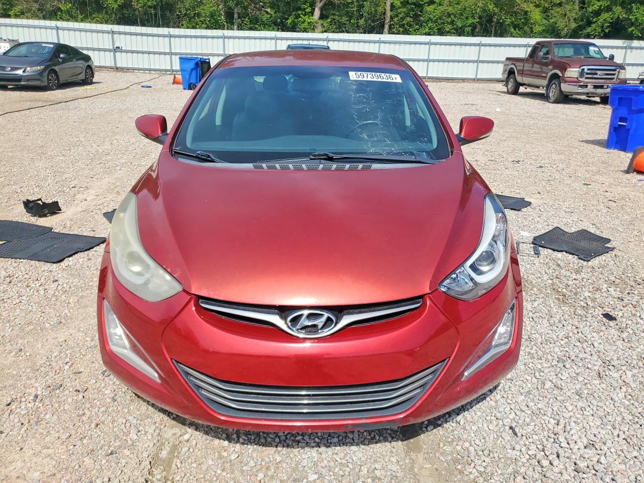 2015 Hyundai Elantra Limited Red vin: 5NPDH4AE4FH634211