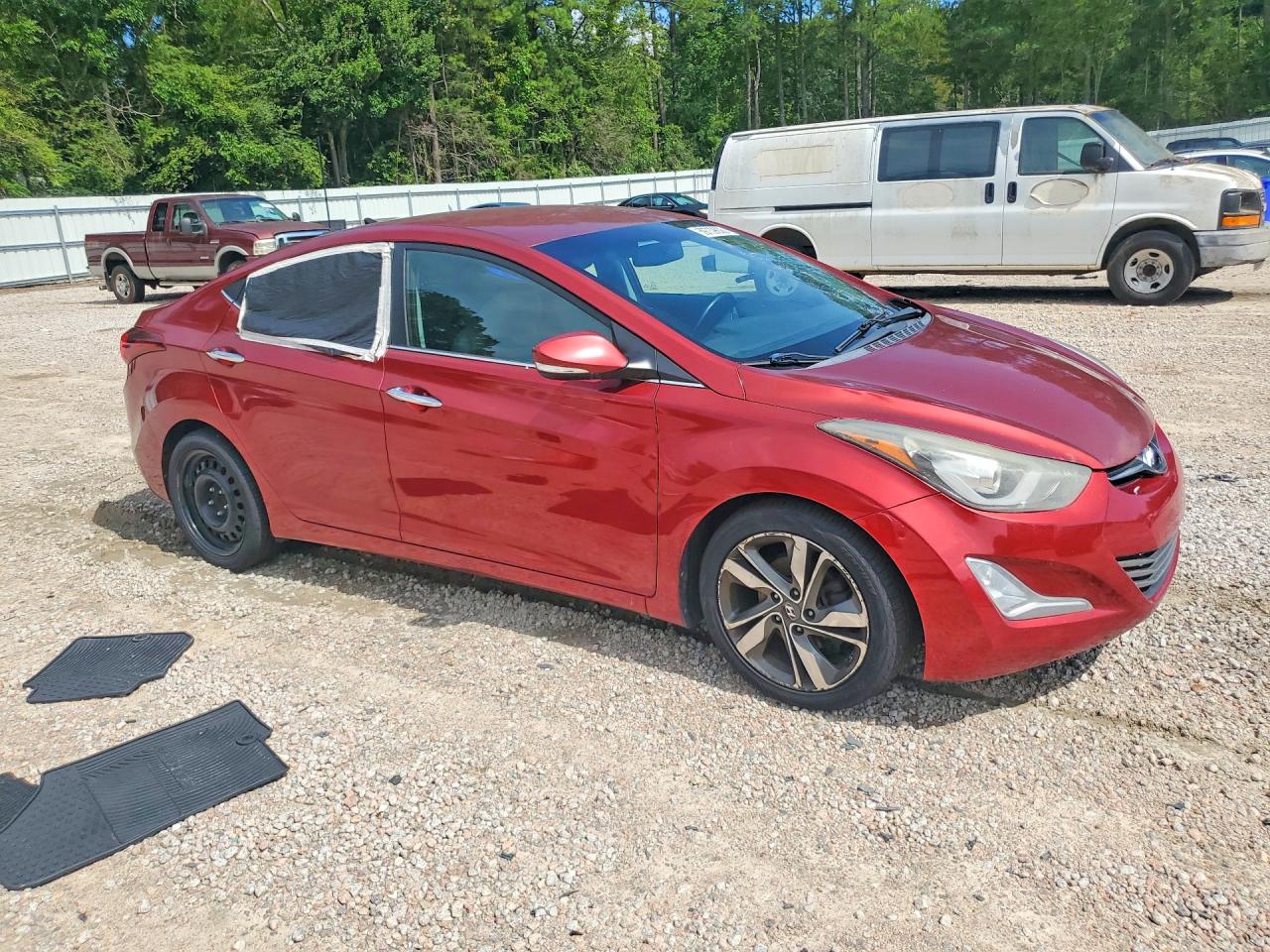 2015 Hyundai Elantra Limited Red vin: 5NPDH4AE4FH634211