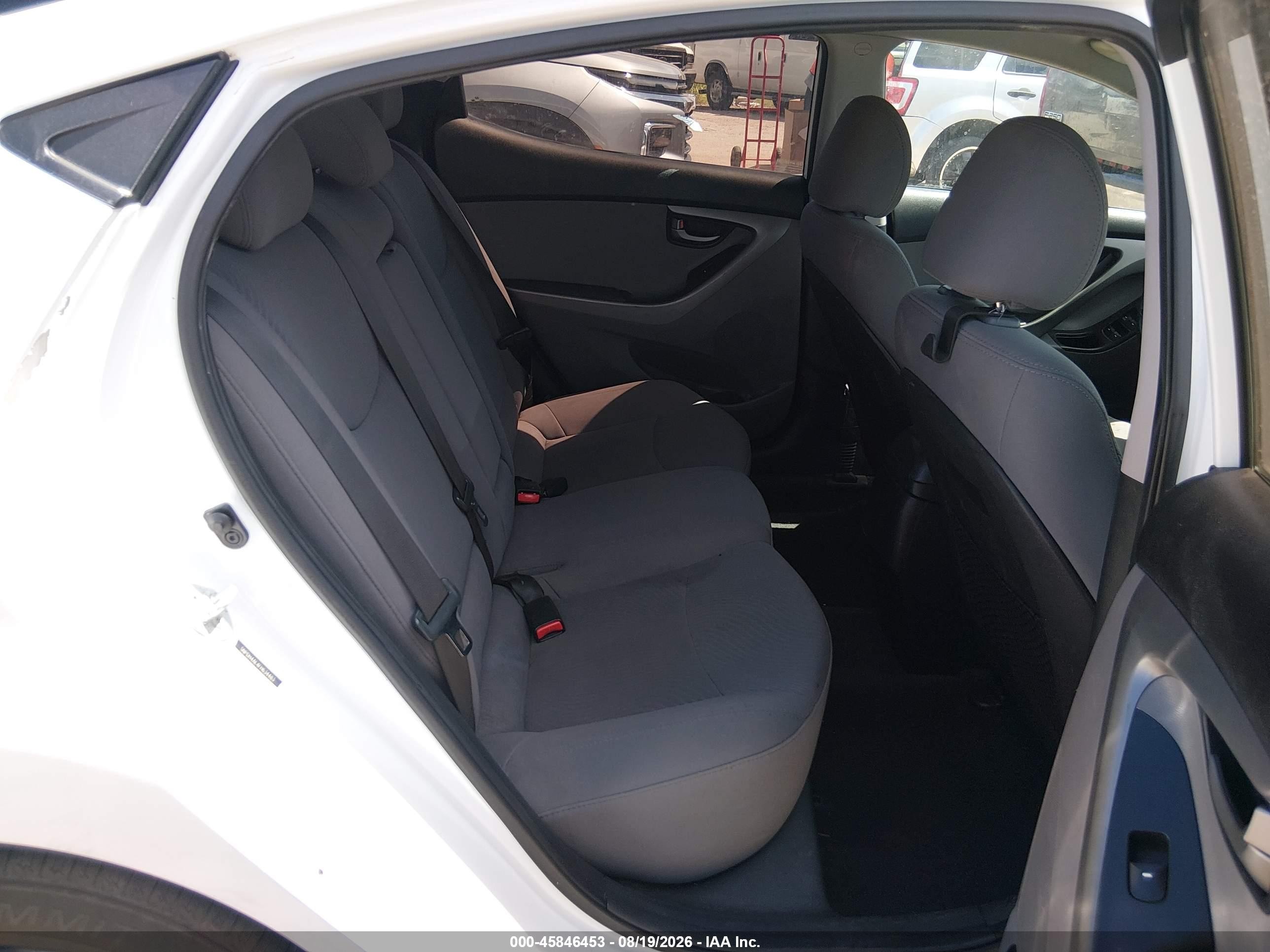 2015 Hyundai Elantra Se White vin: 5NPDH4AE4FH634483