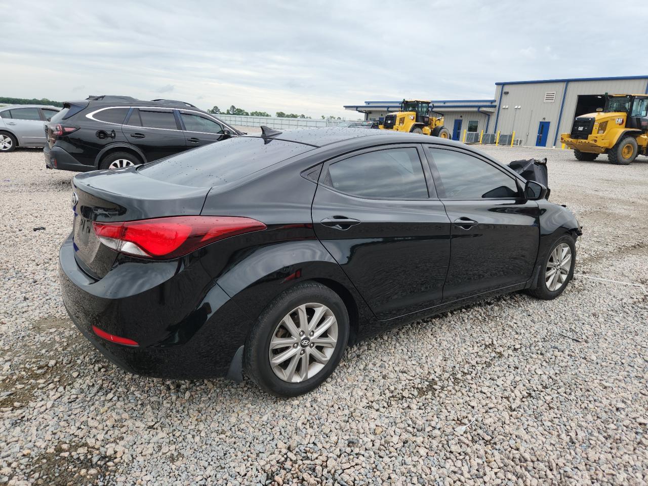 2015 Hyundai Elantra Se Black vin: 5NPDH4AE4FH635293