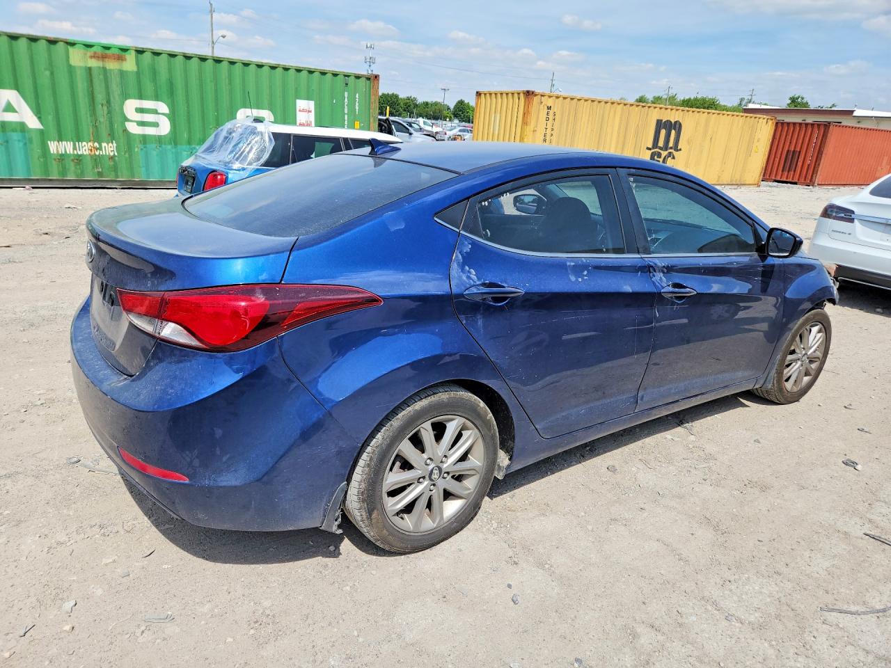 2015 Hyundai Elantra Se Blue vin: 5NPDH4AE4FH637612