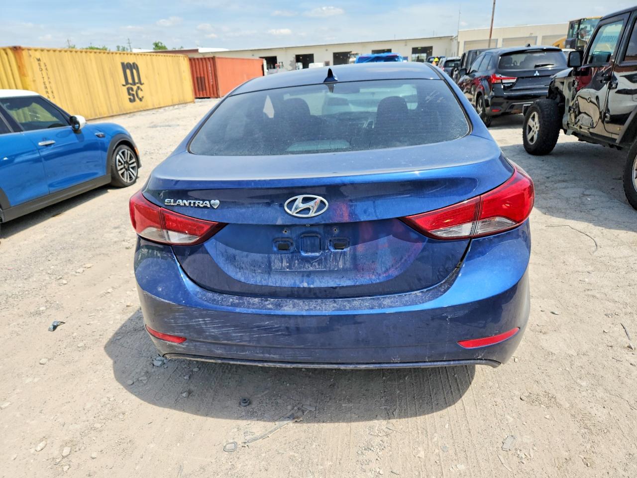 2015 Hyundai Elantra Se Blue vin: 5NPDH4AE4FH637612
