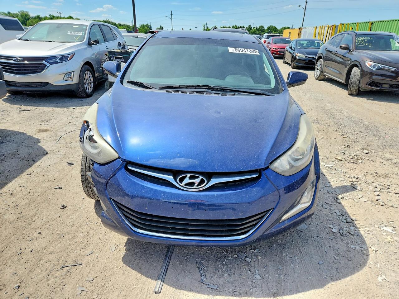 2015 Hyundai Elantra Se Blue vin: 5NPDH4AE4FH637612