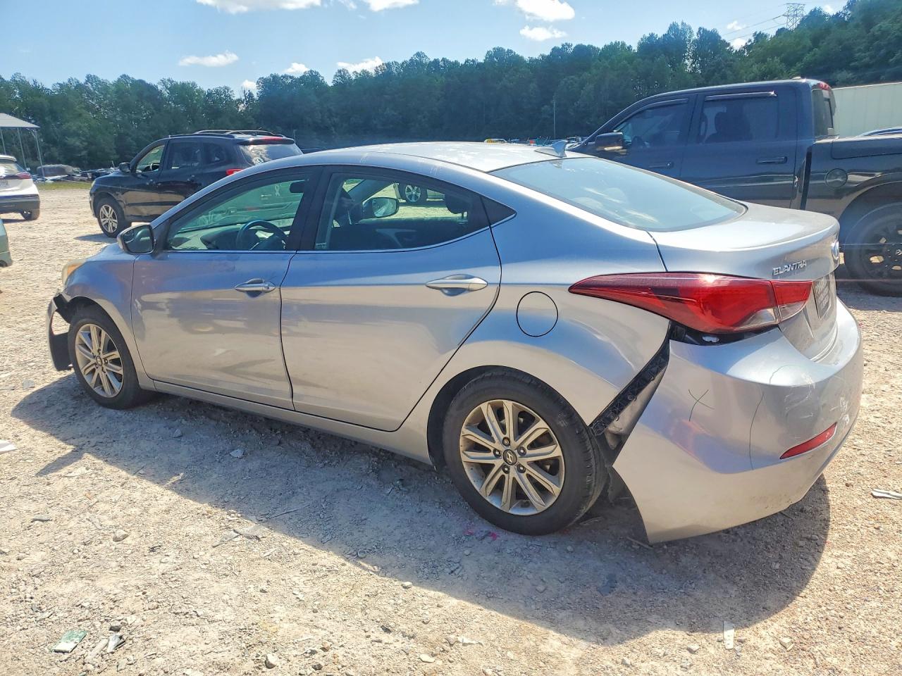 2015 Hyundai Elantra Se Silver vin: 5NPDH4AE4FH639926