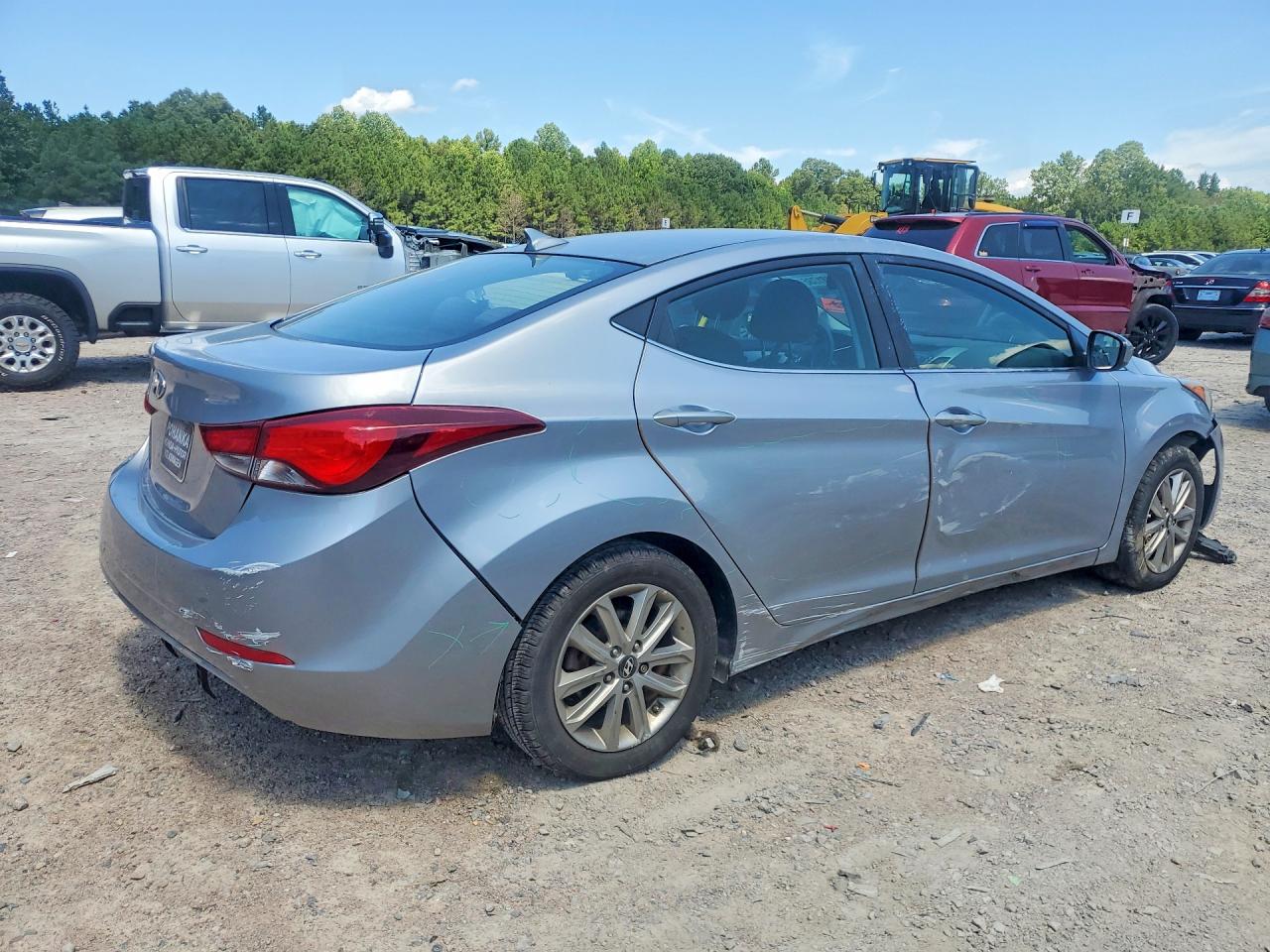2015 Hyundai Elantra Se Silver vin: 5NPDH4AE4FH639926