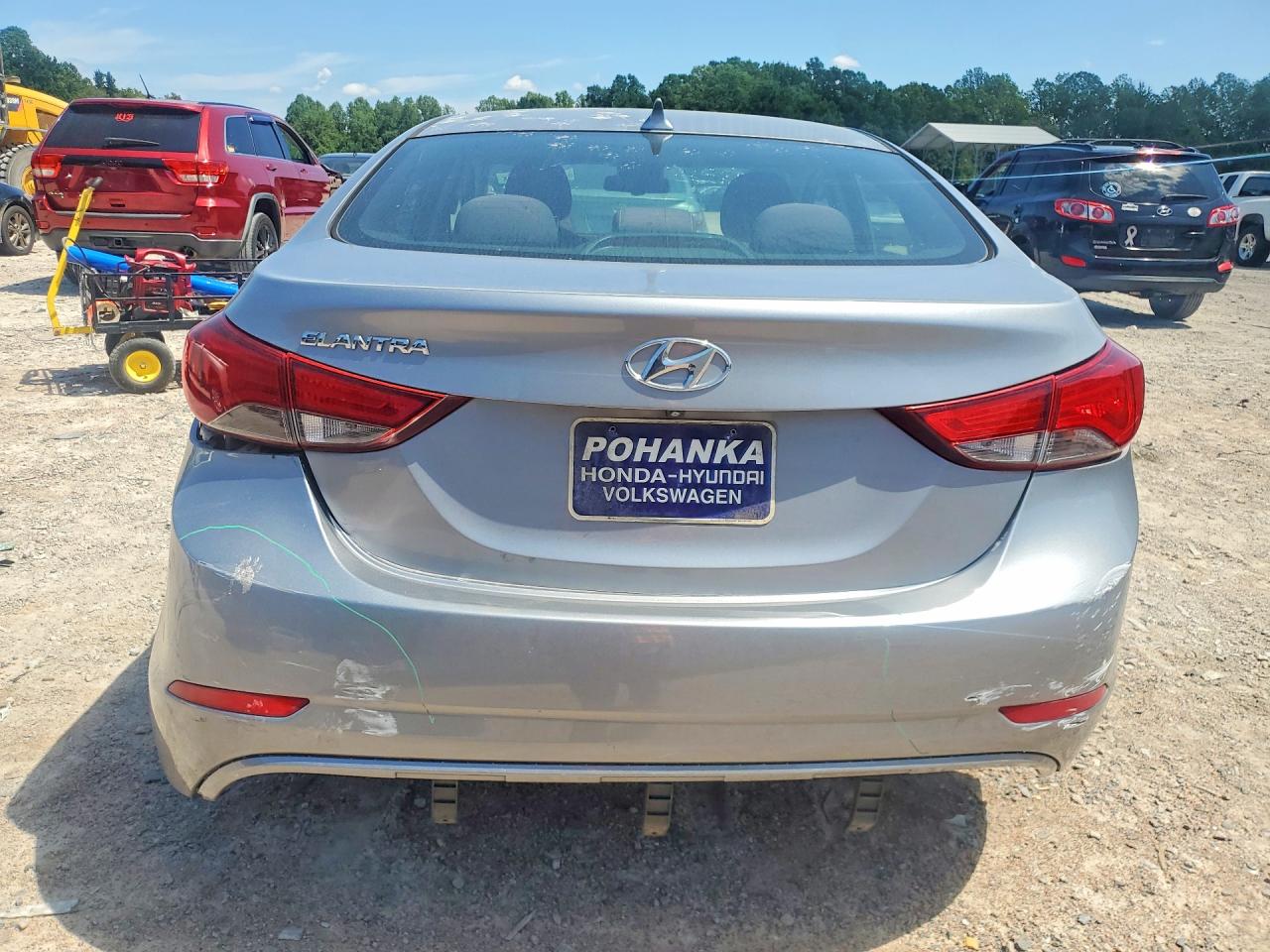 2015 Hyundai Elantra Se Silver vin: 5NPDH4AE4FH639926