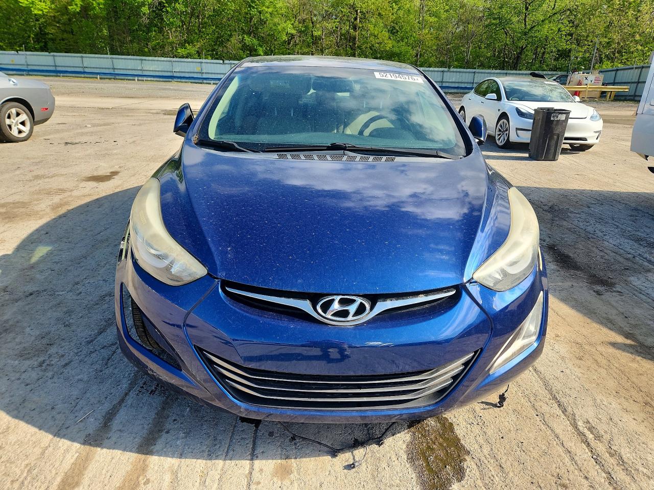 2015 Hyundai Elantra Limited Blue vin: 5NPDH4AE4FH643541