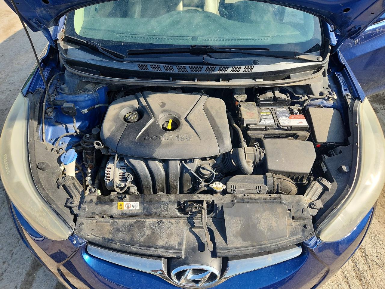 2015 Hyundai Elantra Limited Blue vin: 5NPDH4AE4FH643541