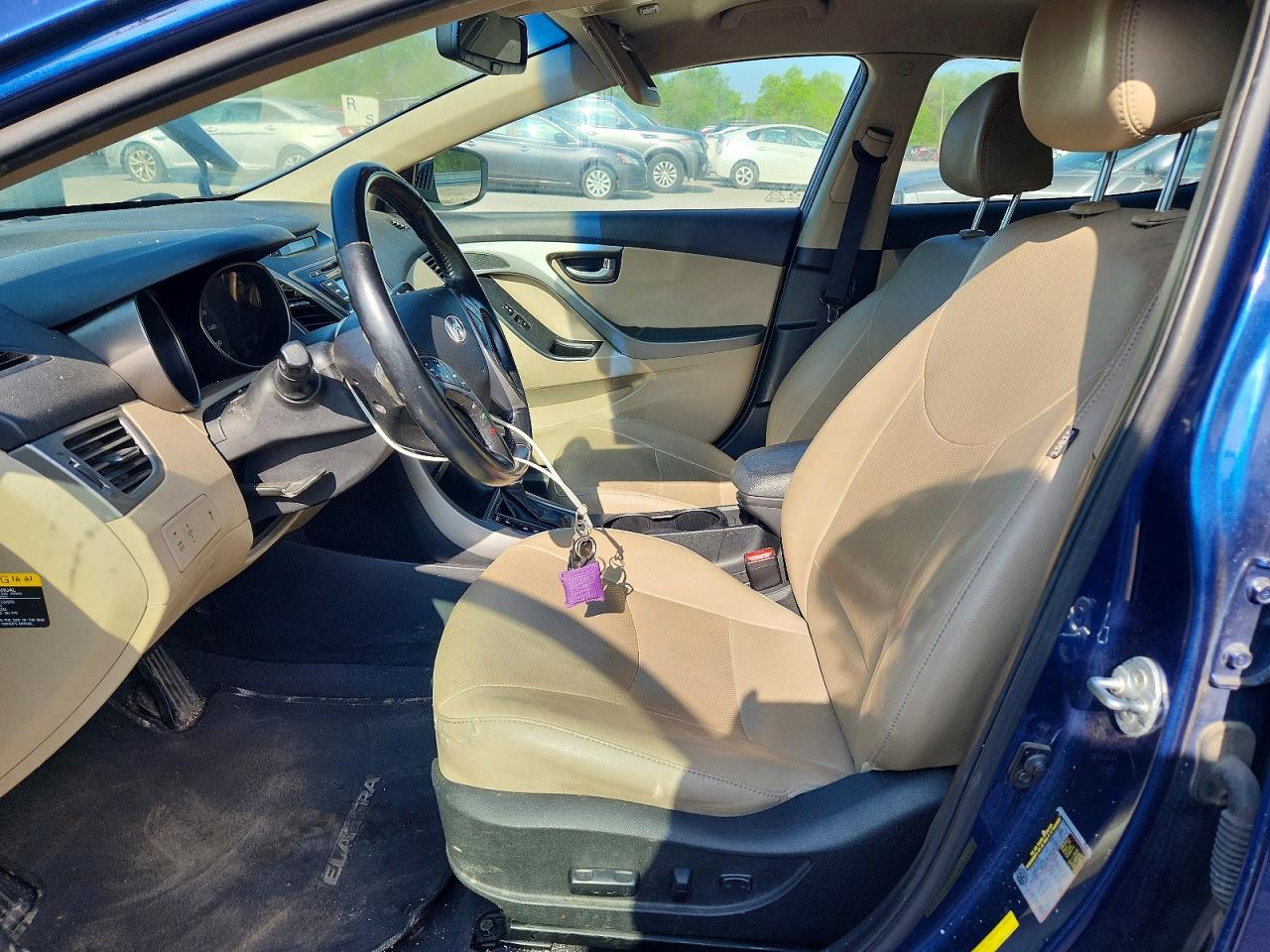 2015 Hyundai Elantra Limited Blue vin: 5NPDH4AE4FH643541