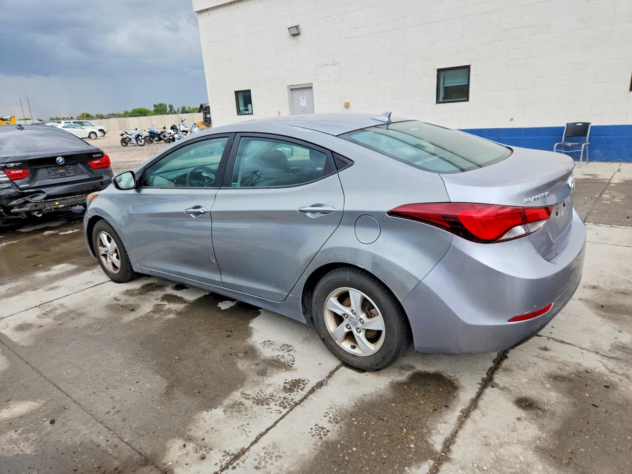 2015 Hyundai Elantra Se Gray vin: 5NPDH4AE4FH646116