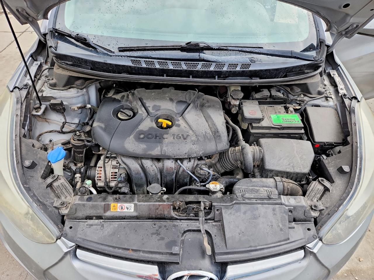2015 Hyundai Elantra Se Gray vin: 5NPDH4AE4FH646116
