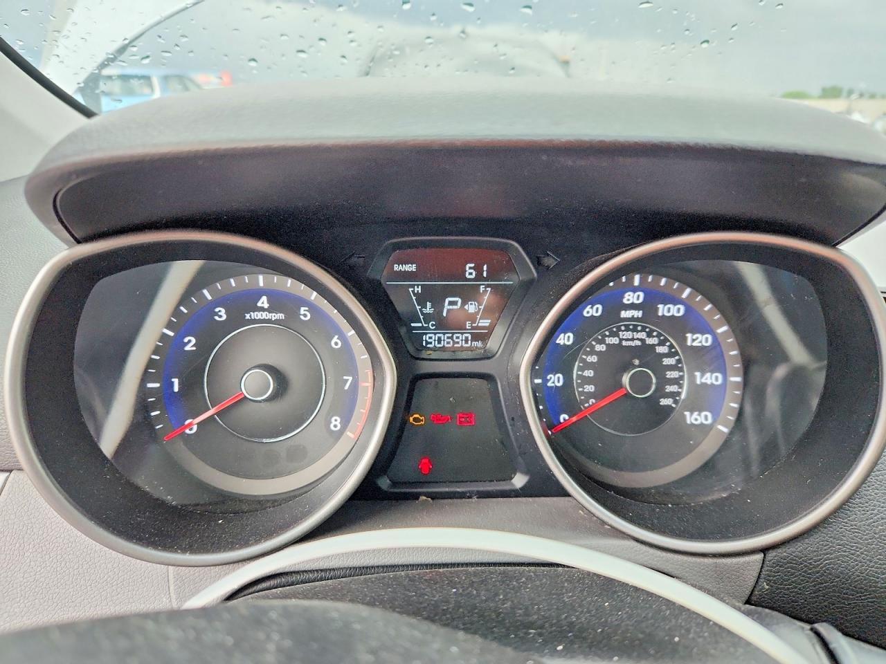 2015 Hyundai Elantra Se Gray vin: 5NPDH4AE4FH646116