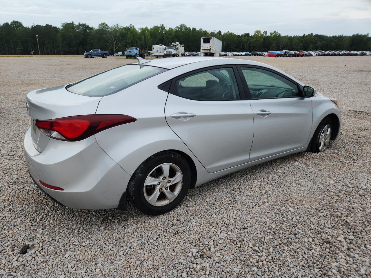 2015 Hyundai Elantra Se Silver vin: 5NPDH4AE4FH646746