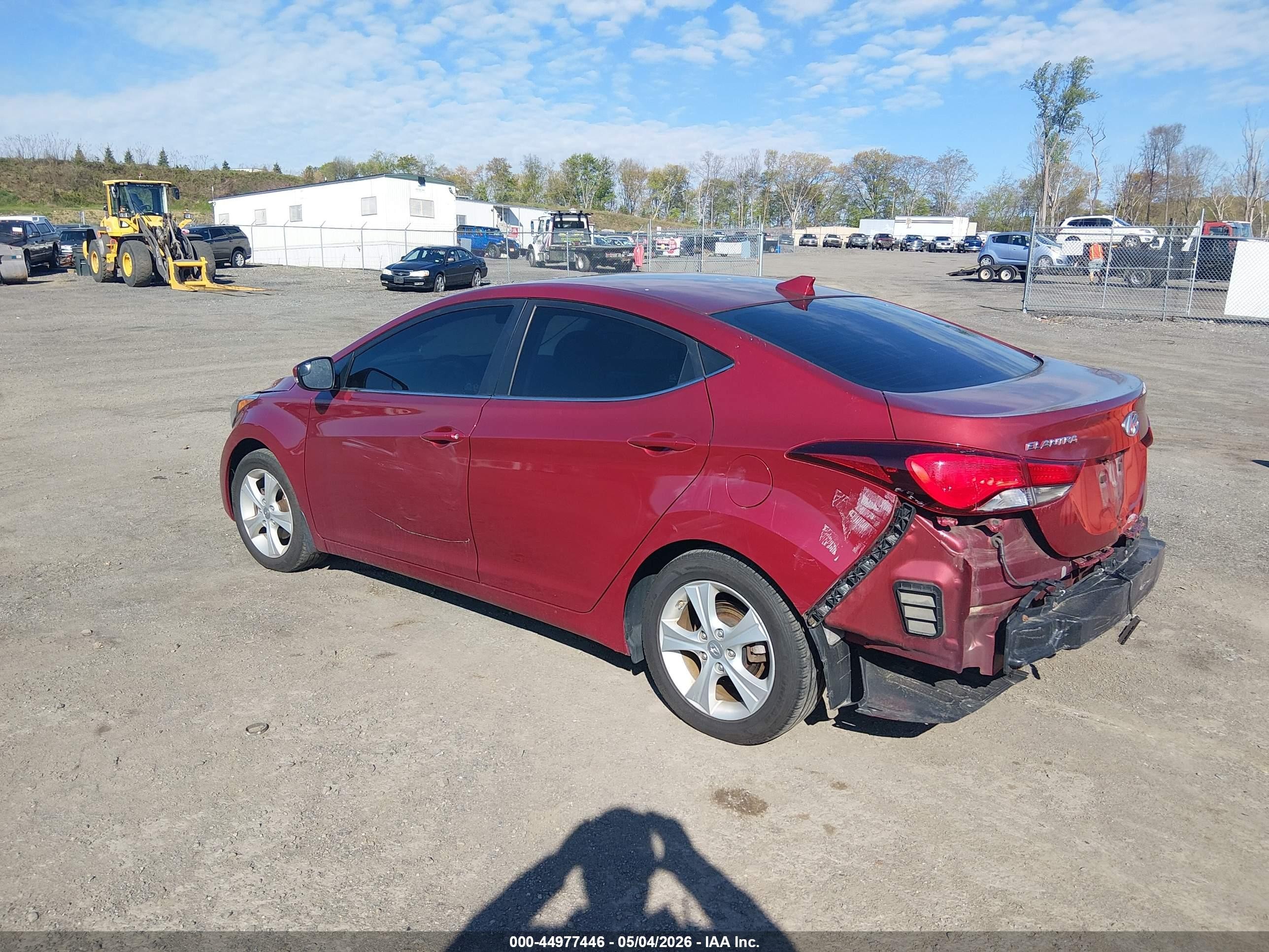 2016 Hyundai Elantra Value Edition Red vin: 5NPDH4AE4GH669249