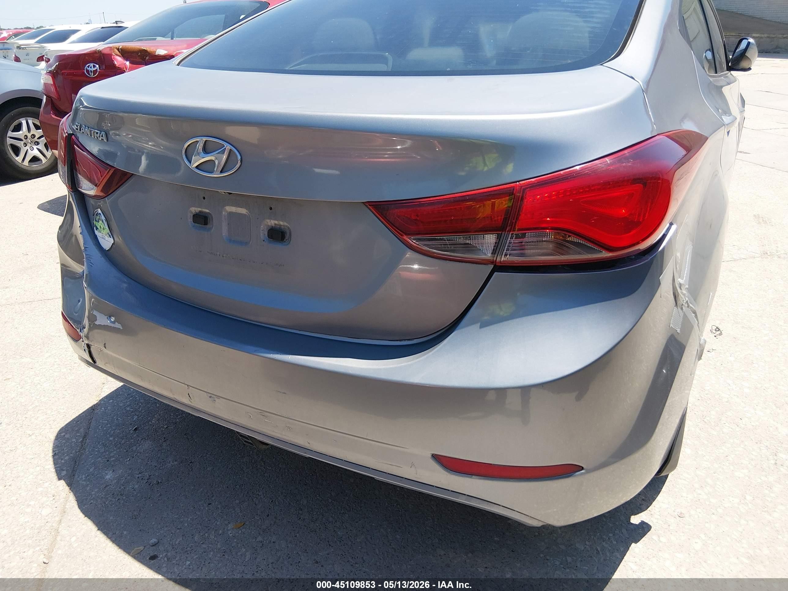 2016 Hyundai Elantra Se Серый vin: 5NPDH4AE4GH714724