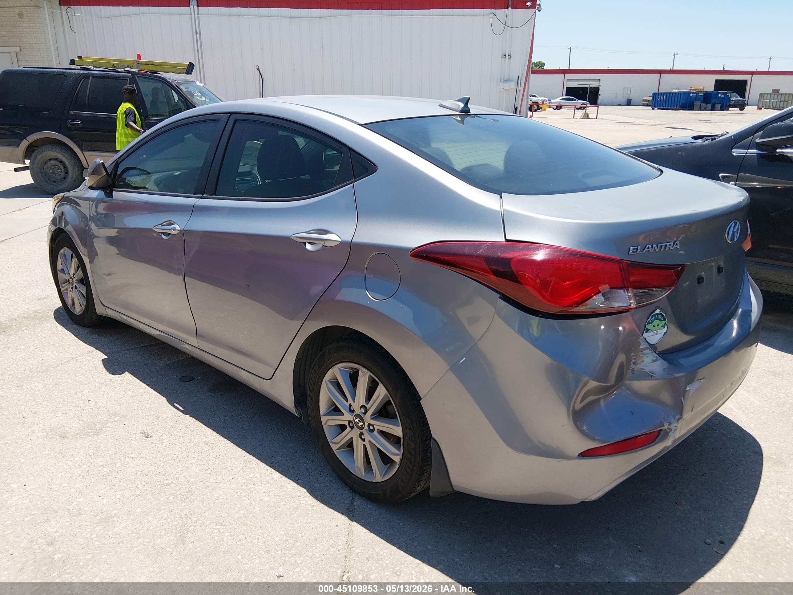 2016 Hyundai Elantra Se Серый vin: 5NPDH4AE4GH714724