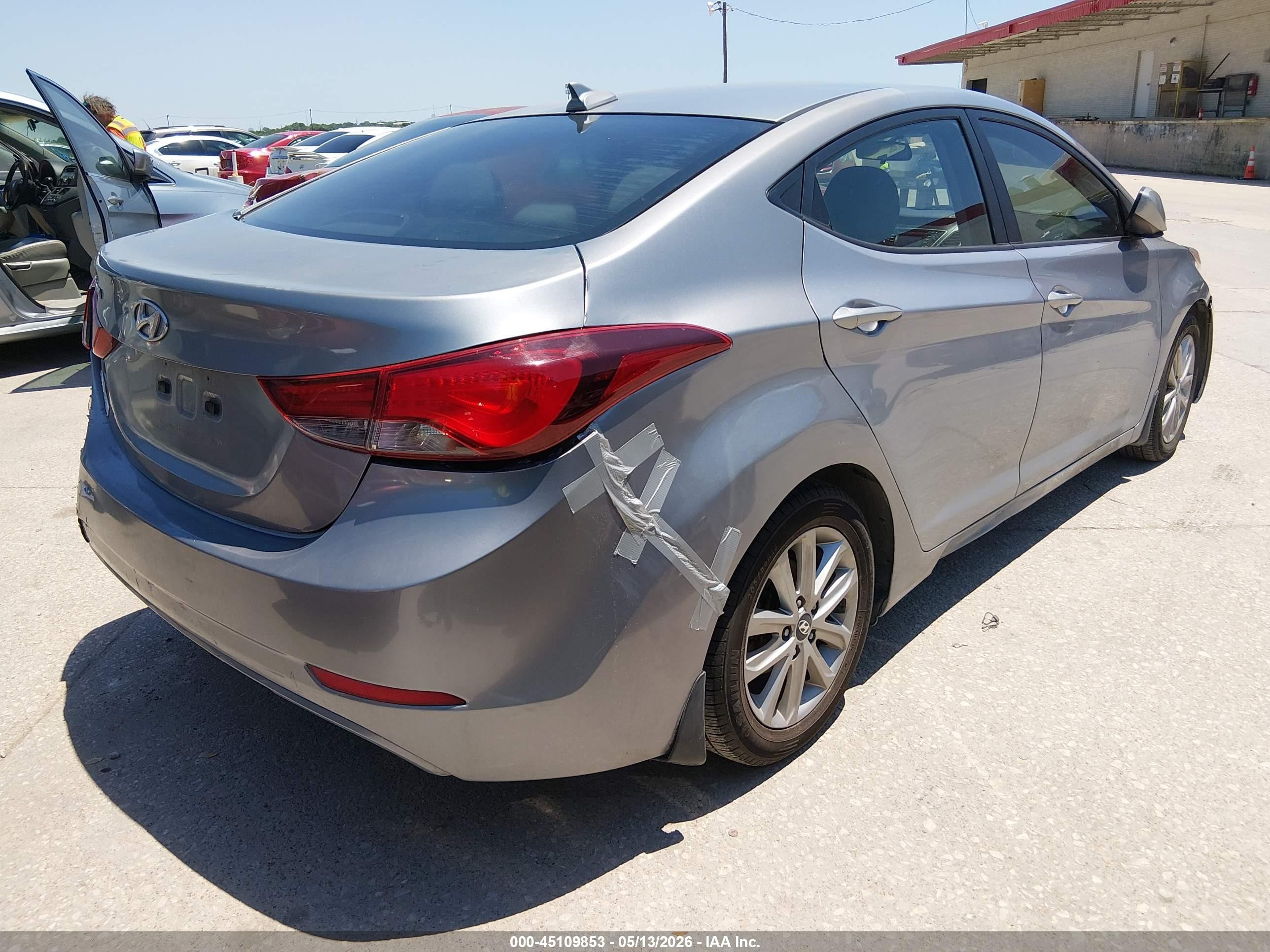 2016 Hyundai Elantra Se Серый vin: 5NPDH4AE4GH714724