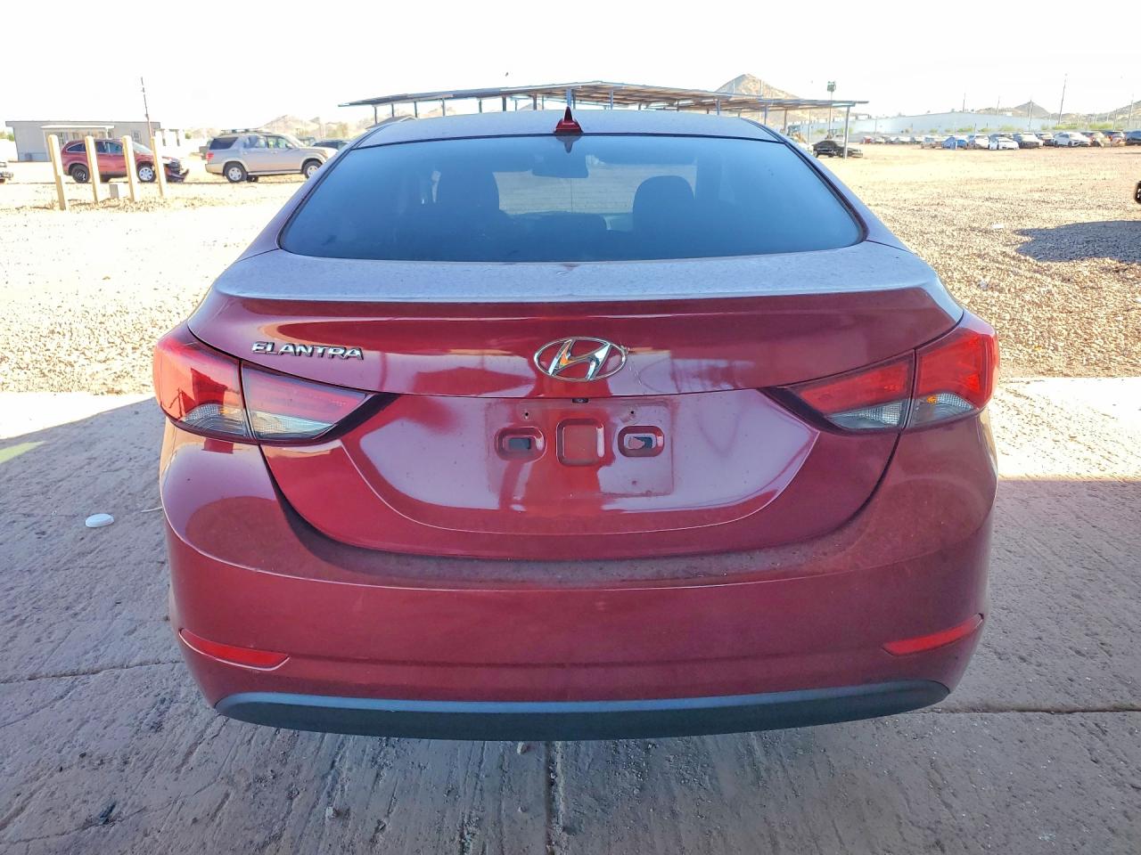 2016 Hyundai Elantra Se Красный vin: 5NPDH4AE4GH716571