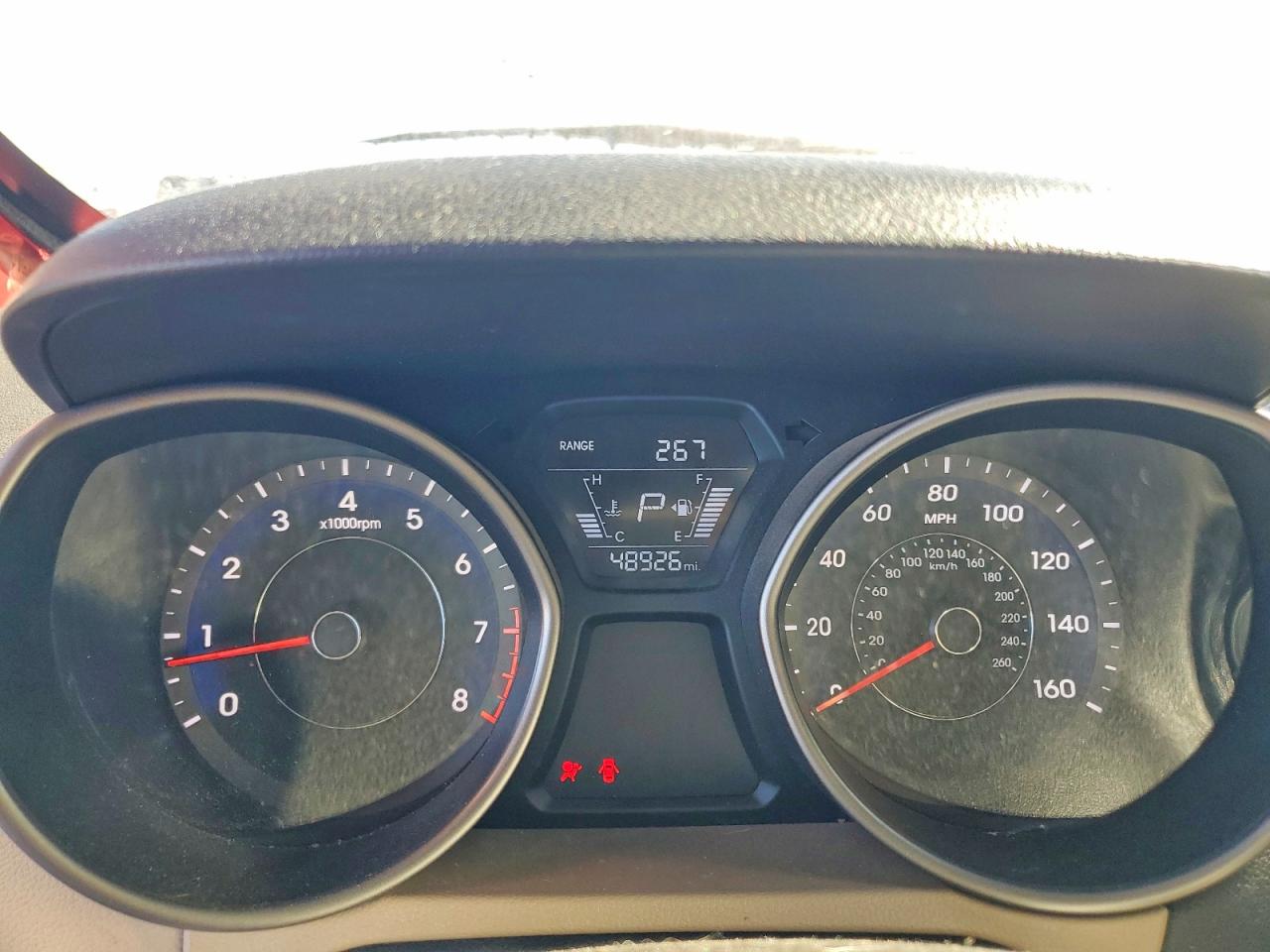 2016 Hyundai Elantra Se Красный vin: 5NPDH4AE4GH716571