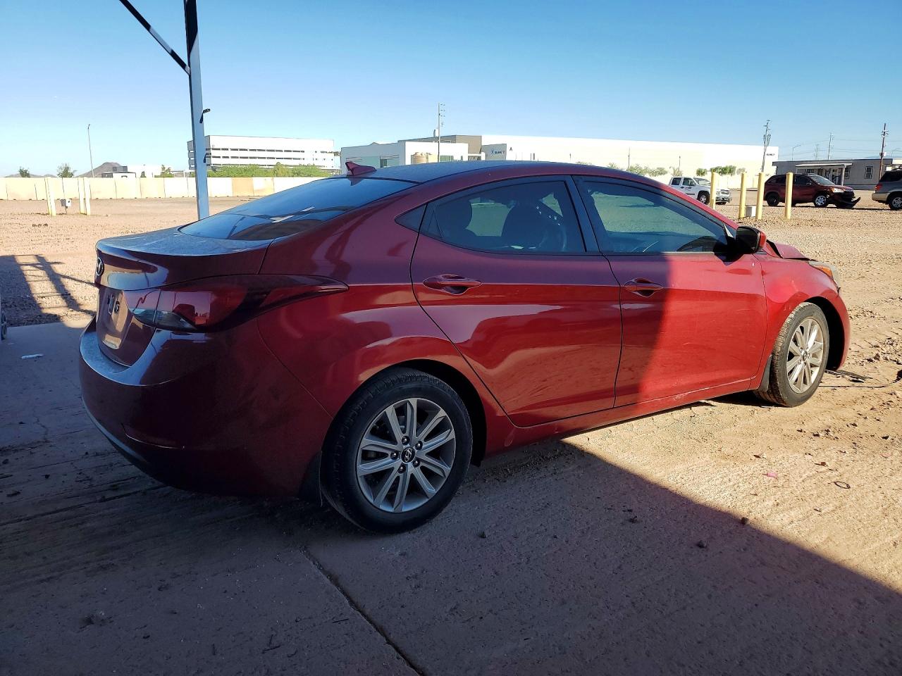 2016 Hyundai Elantra Se Красный vin: 5NPDH4AE4GH716571