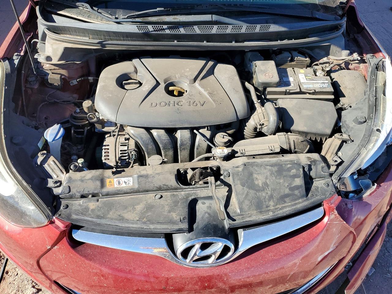 2016 Hyundai Elantra Se Красный vin: 5NPDH4AE4GH716571