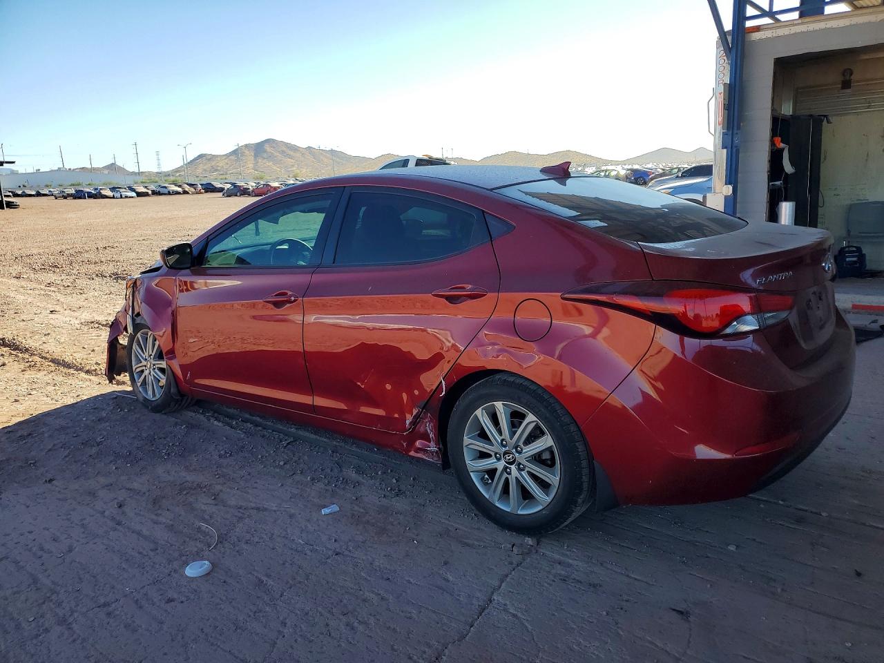 2016 Hyundai Elantra Se Красный vin: 5NPDH4AE4GH716571