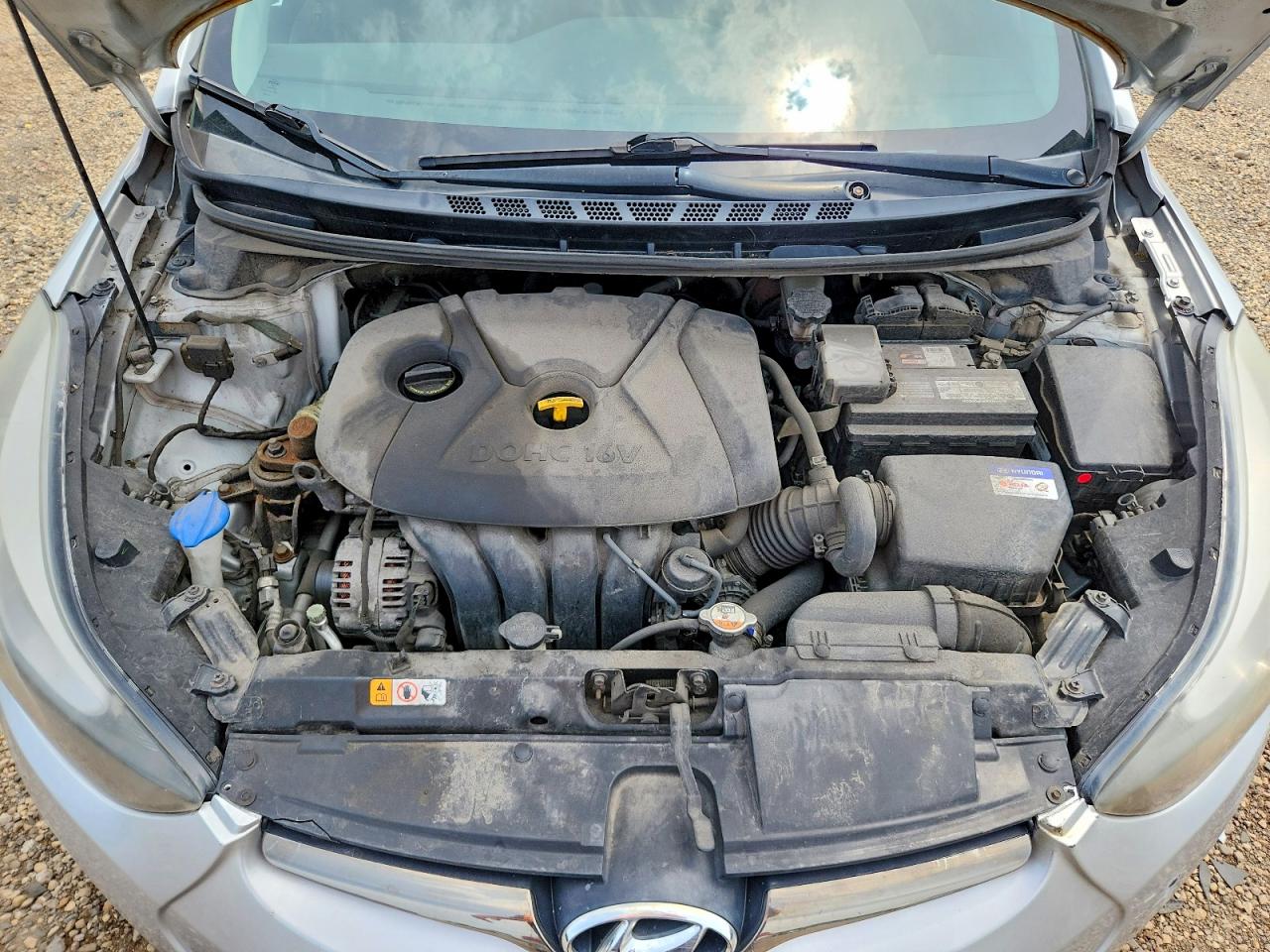 2016 Hyundai Elantra Se Silver vin: 5NPDH4AE4GH717512