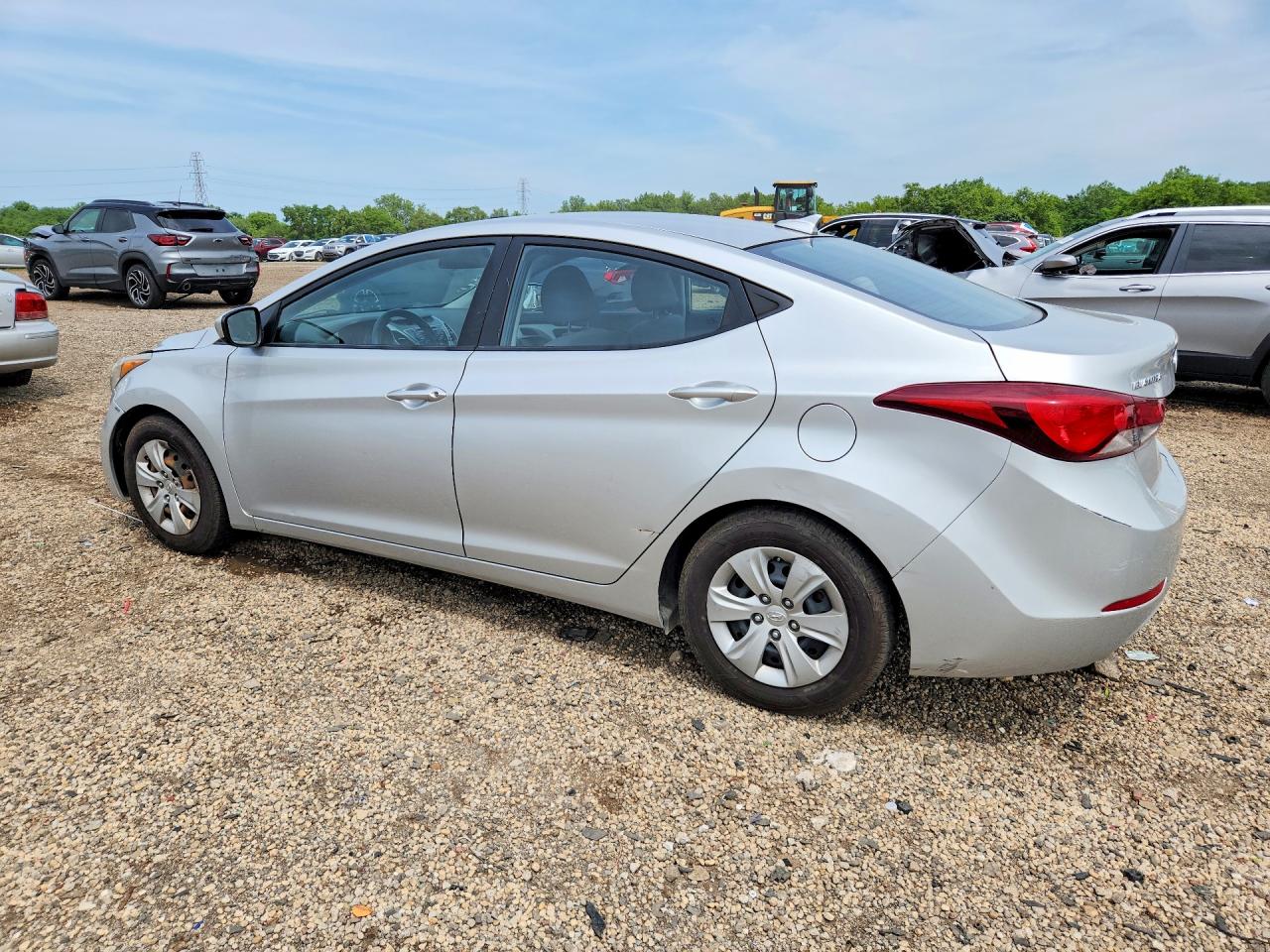 2016 Hyundai Elantra Se Silver vin: 5NPDH4AE4GH717512