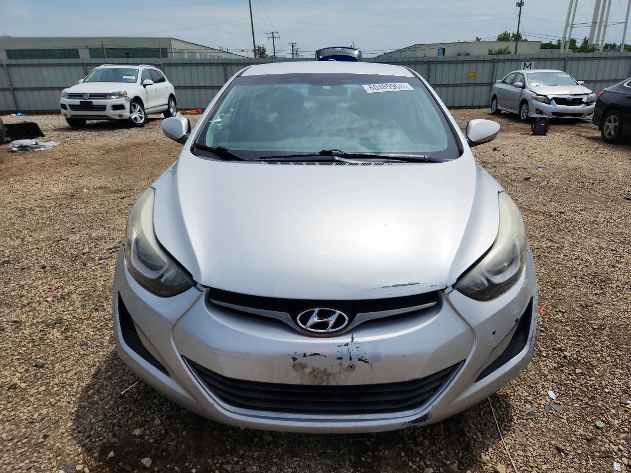 2016 Hyundai Elantra Se Silver vin: 5NPDH4AE4GH717512