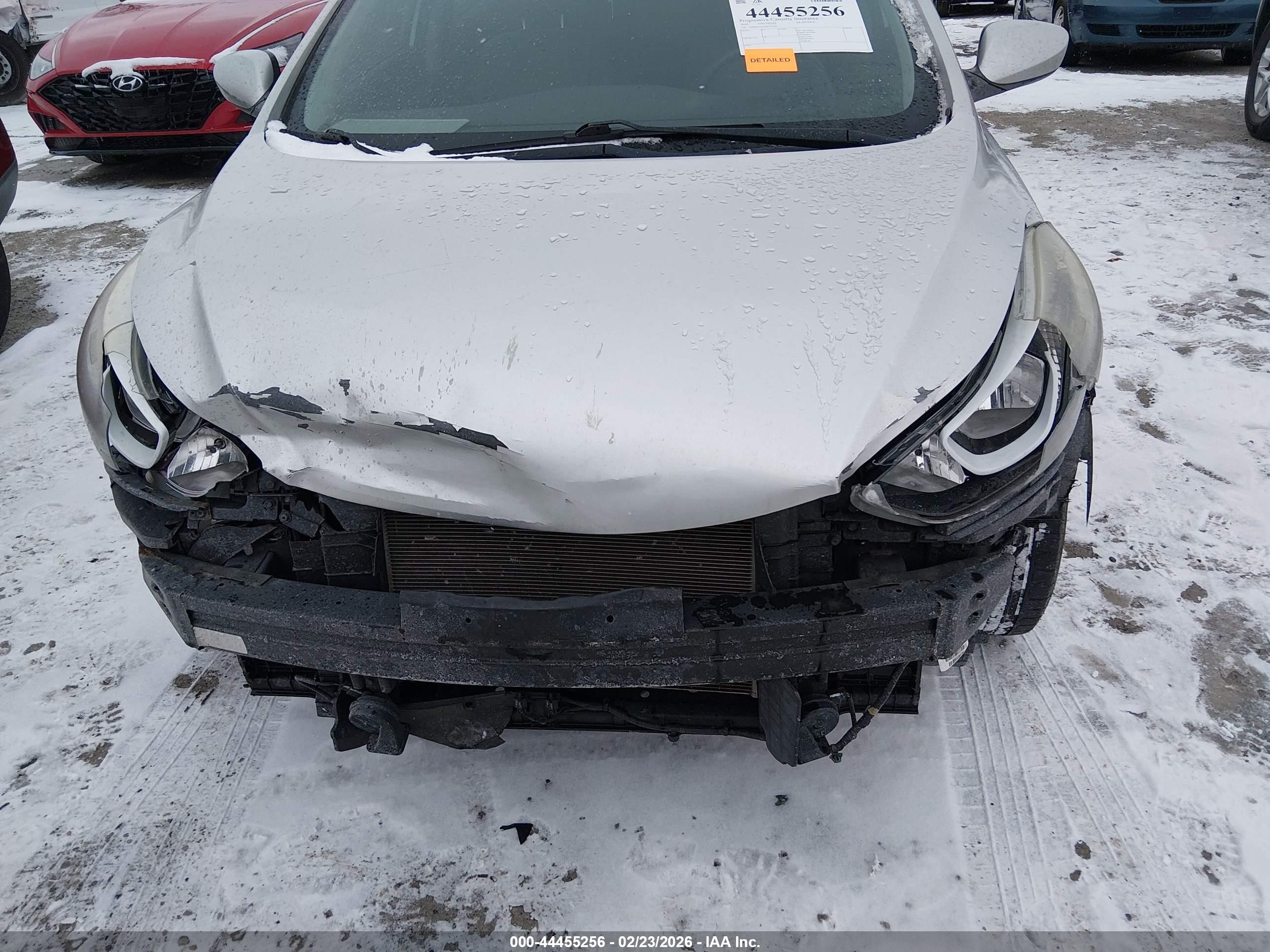 2016 Hyundai Elantra Se Silver vin: 5NPDH4AE4GH771506