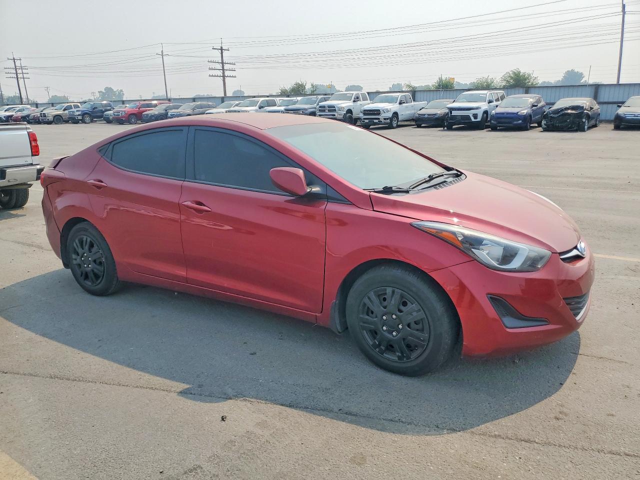 2016 Hyundai Elantra Se Red vin: 5NPDH4AE4GH789147