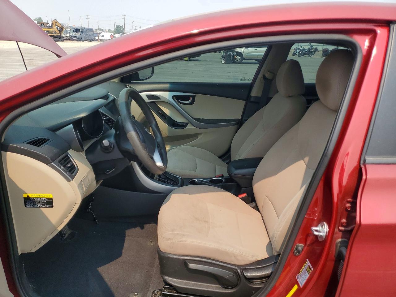 2016 Hyundai Elantra Se Red vin: 5NPDH4AE4GH789147