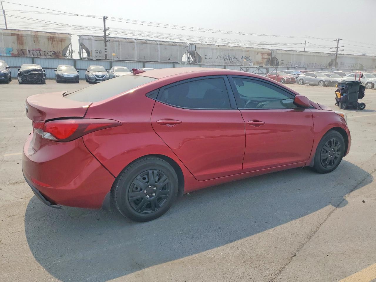 2016 Hyundai Elantra Se Red vin: 5NPDH4AE4GH789147