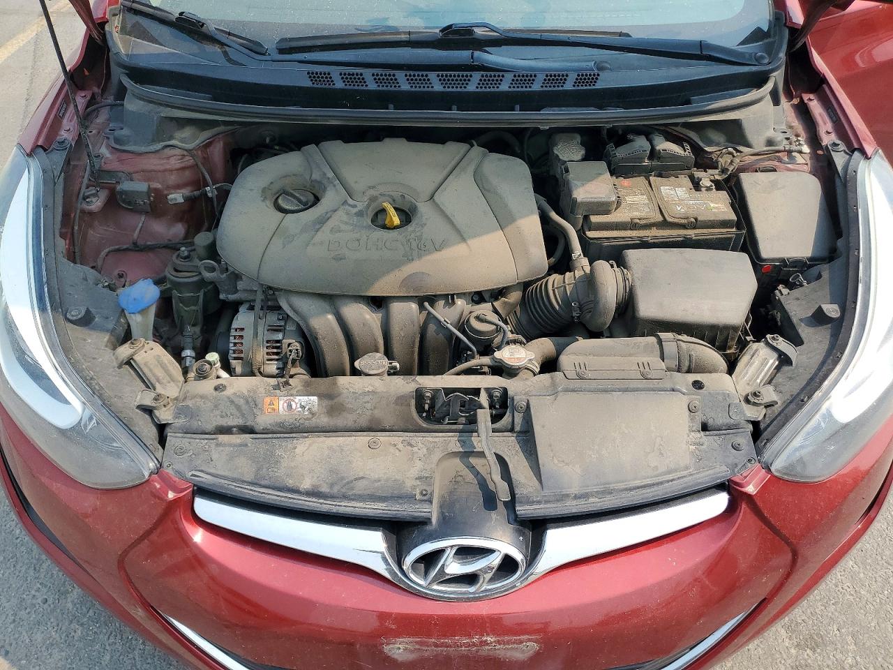 2016 Hyundai Elantra Se Red vin: 5NPDH4AE4GH789147