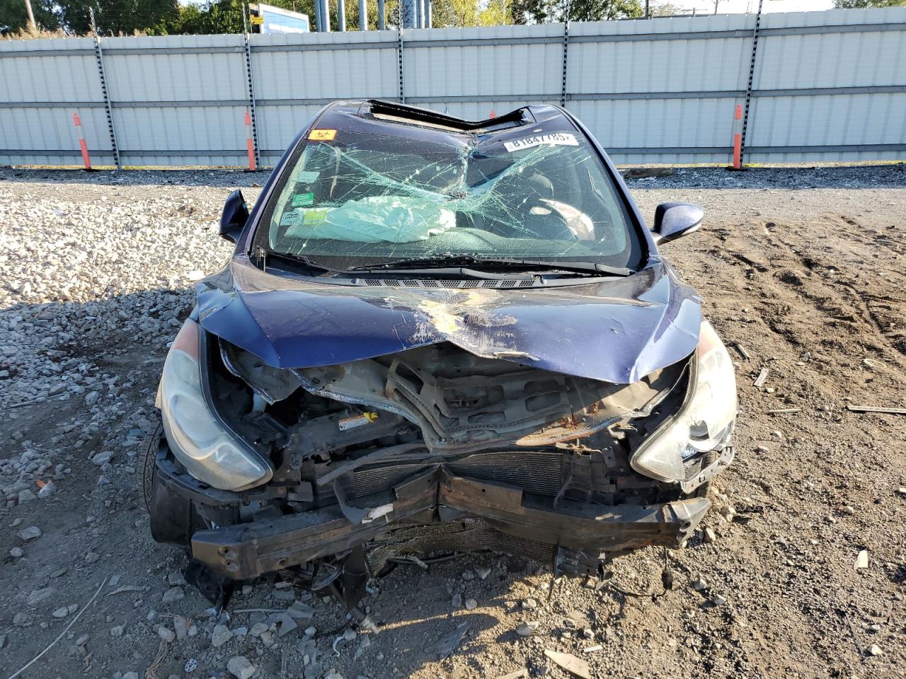 2011 Hyundai Elantra Gls Blue vin: 5NPDH4AE5BH014641