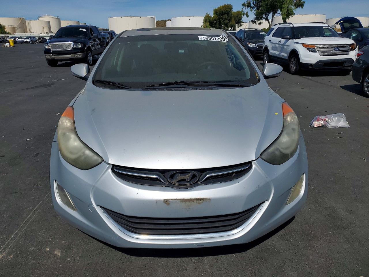 2011 Hyundai Elantra Limited Silver vin: 5NPDH4AE5BH016325
