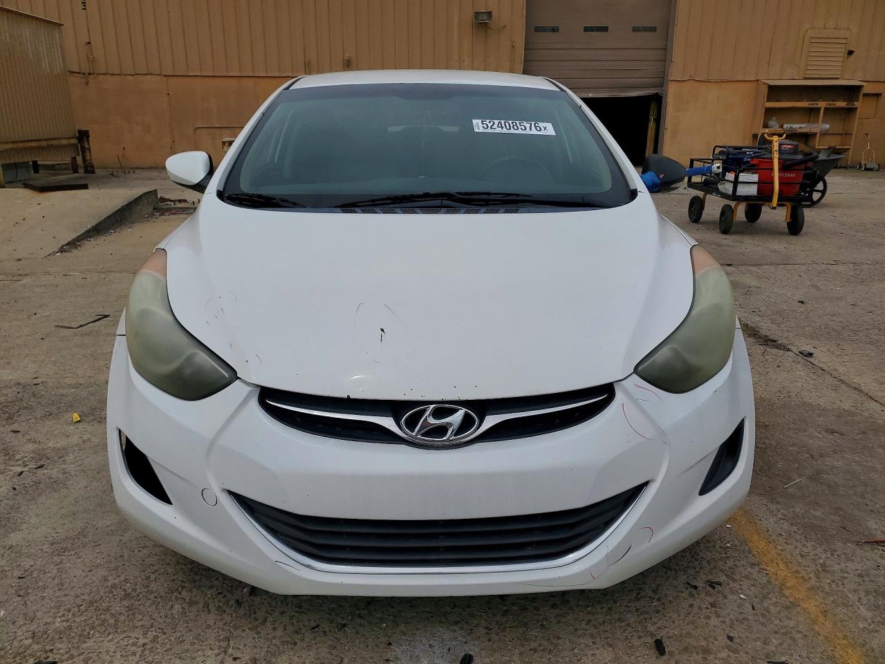 2011 Hyundai Elantra Gls White vin: 5NPDH4AE5BH023842