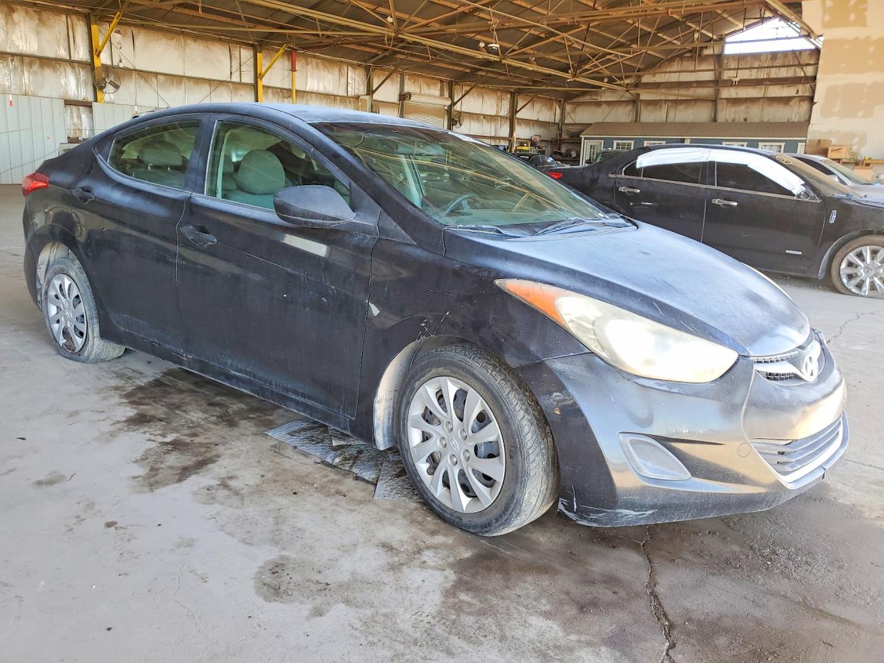 2011 Hyundai Elantra Gls Black vin: 5NPDH4AE5BH030337